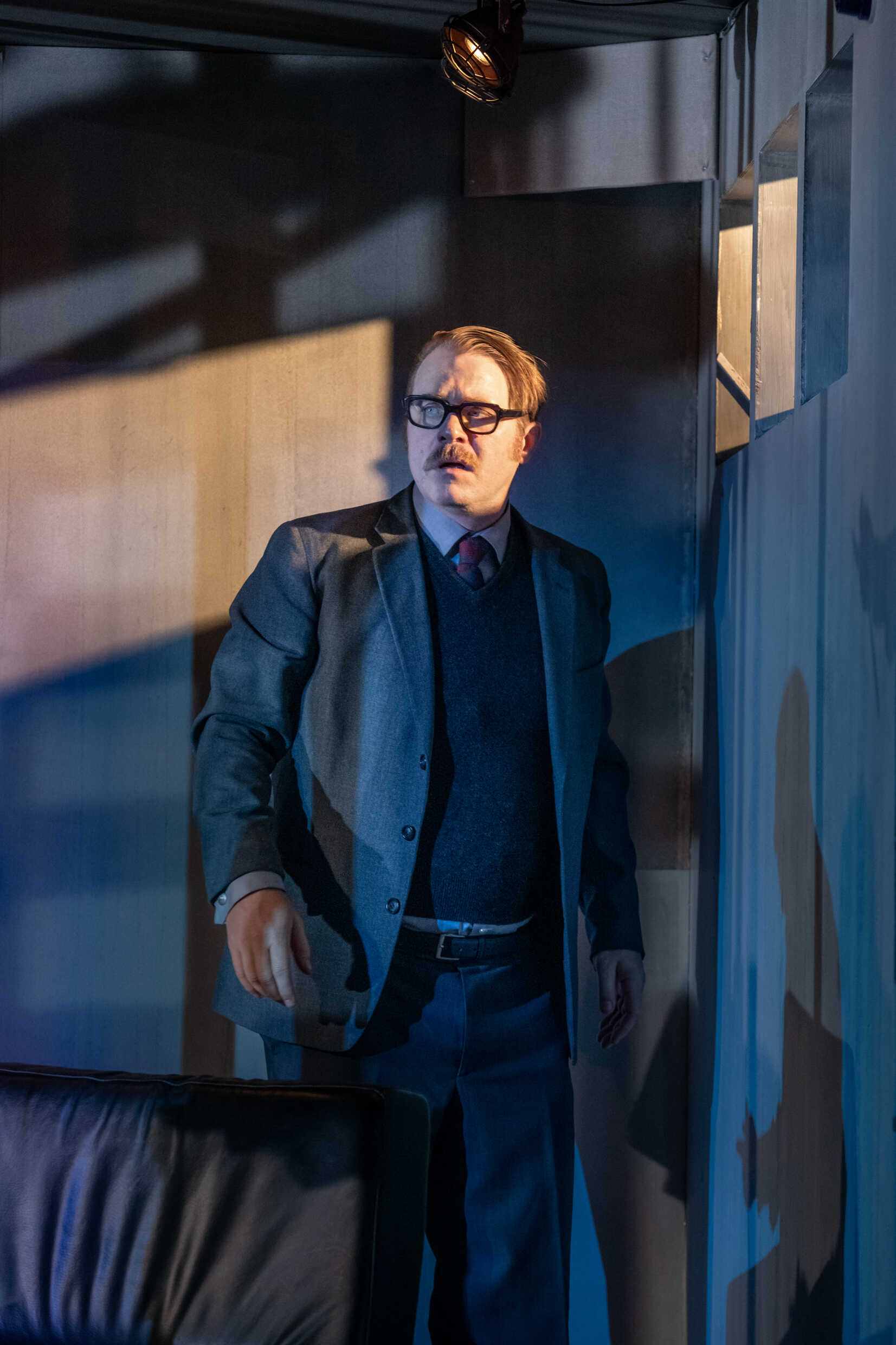 Henrik Norlén i Drivhuset av Harold Pinter. Sverigepremiär 4 februari på Klarascenen, Kulturhuset Stadsteatern.