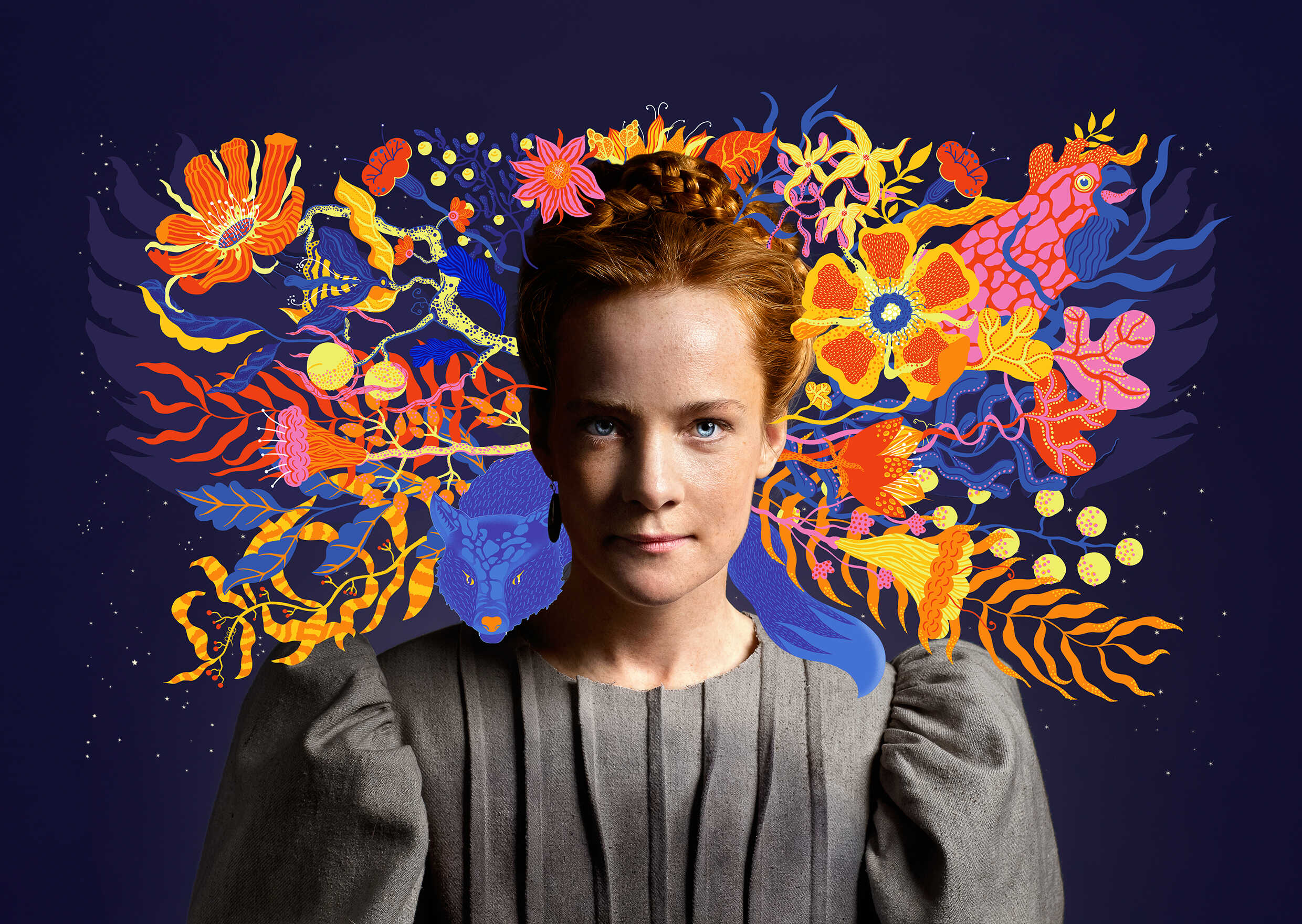 Maja Rung gör titelrollen i Kulla-Gulla. Urpremiär 4 mars på Stora scenen, Kulturhuset Stadsteatern.