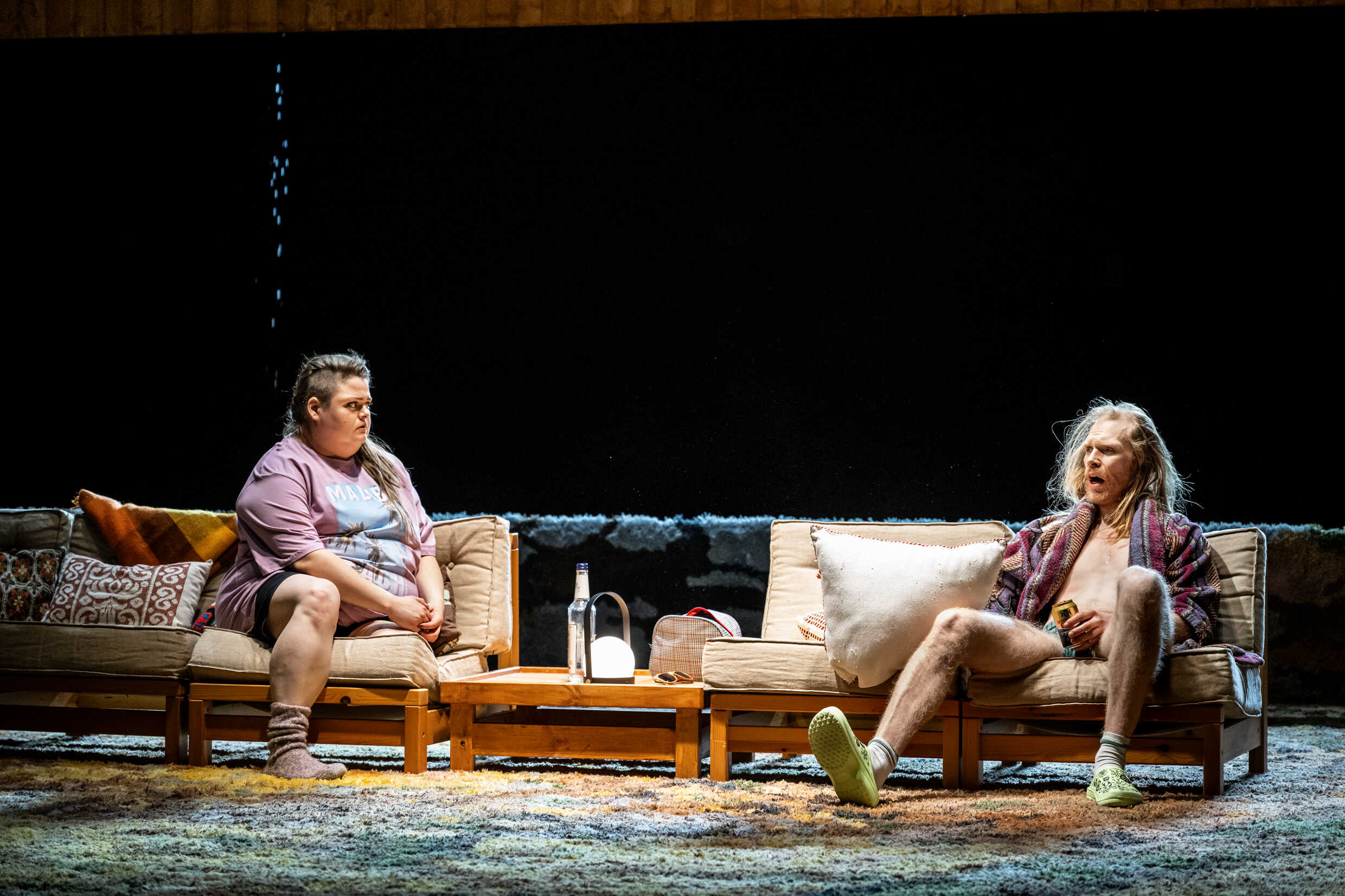 Isabelle Kyed och Jörgen Thorsson  i Morbror Janne - scener från livet på landet. Premiär 6 maj på Stora scenen, Kulturhuset Stadsteatern