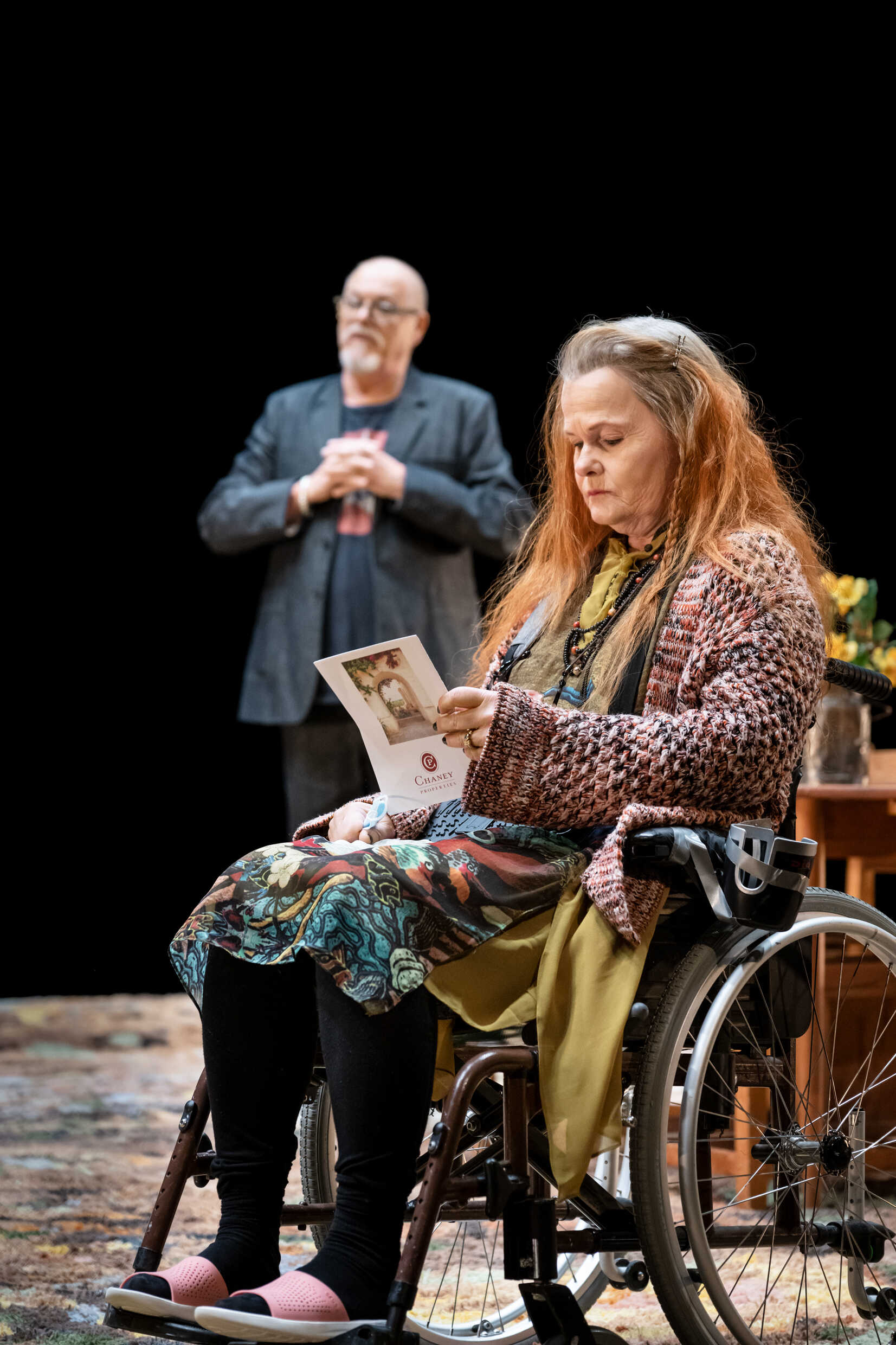 Peter Andersson och Sissela Kyle  i Morbror Janne - scener från livet på landet. Premiär 6 maj på Stora scenen, Kulturhuset Stadsteatern