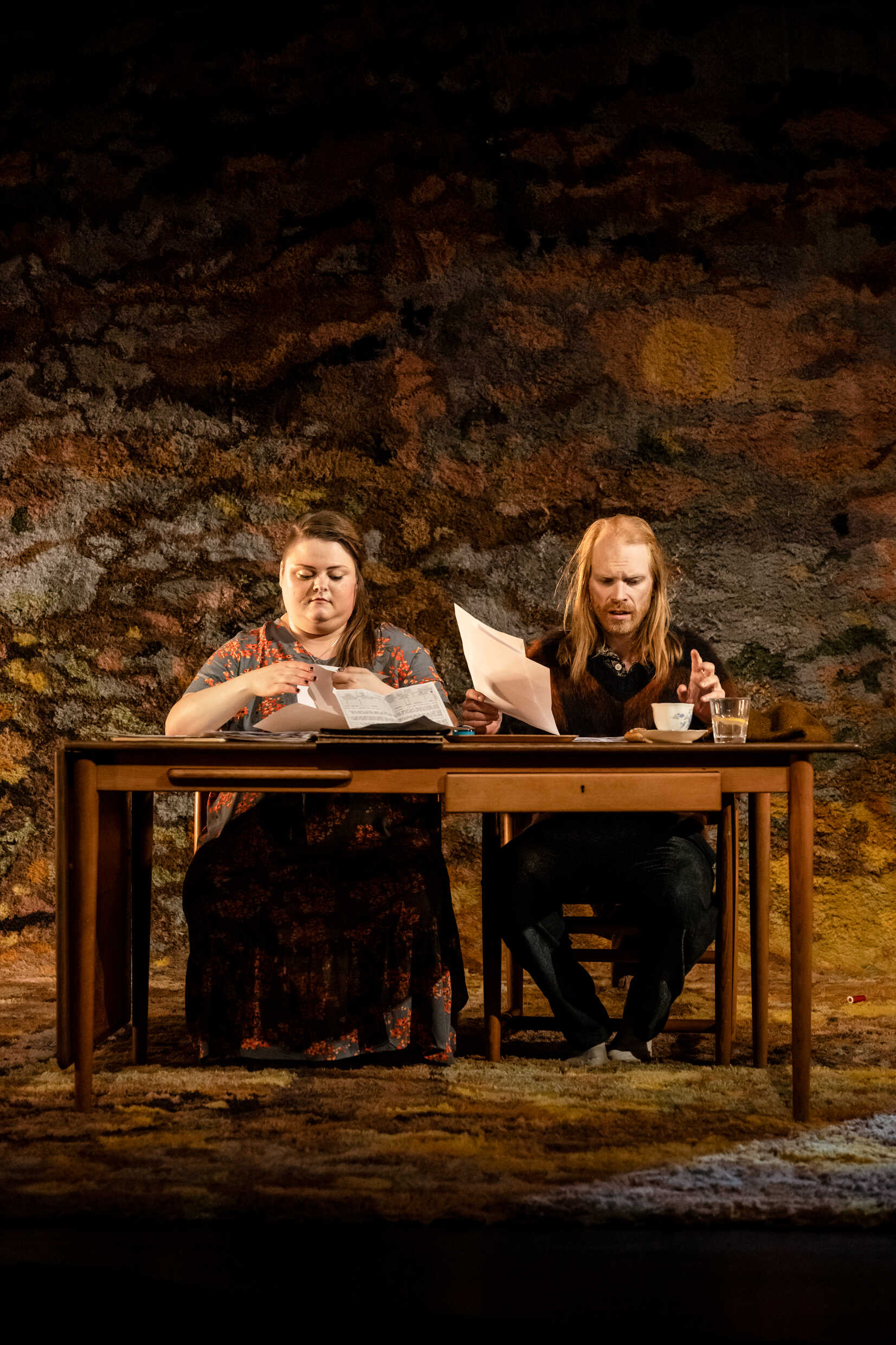 Isabelle Kyed och Jörgen Thorsson  i Morbror Janne - scener från livet på landet. Premiär 6 maj på Stora scenen, Kulturhuset Stadsteatern