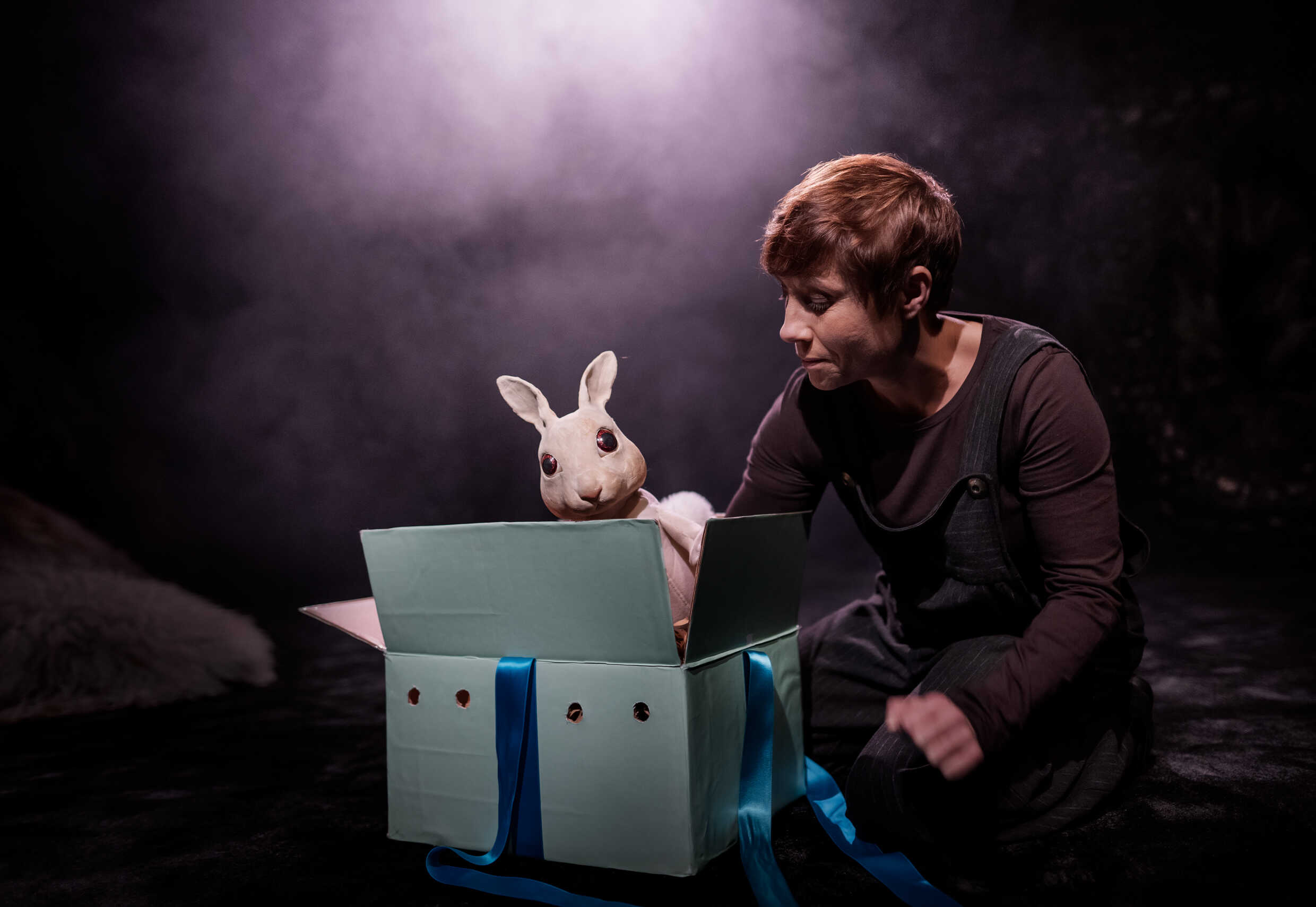 Ida Steén i Husdjursföreställningen, urpremiär 8 oktober på Marionetteatern, Kulturhuset Stadsteatern.