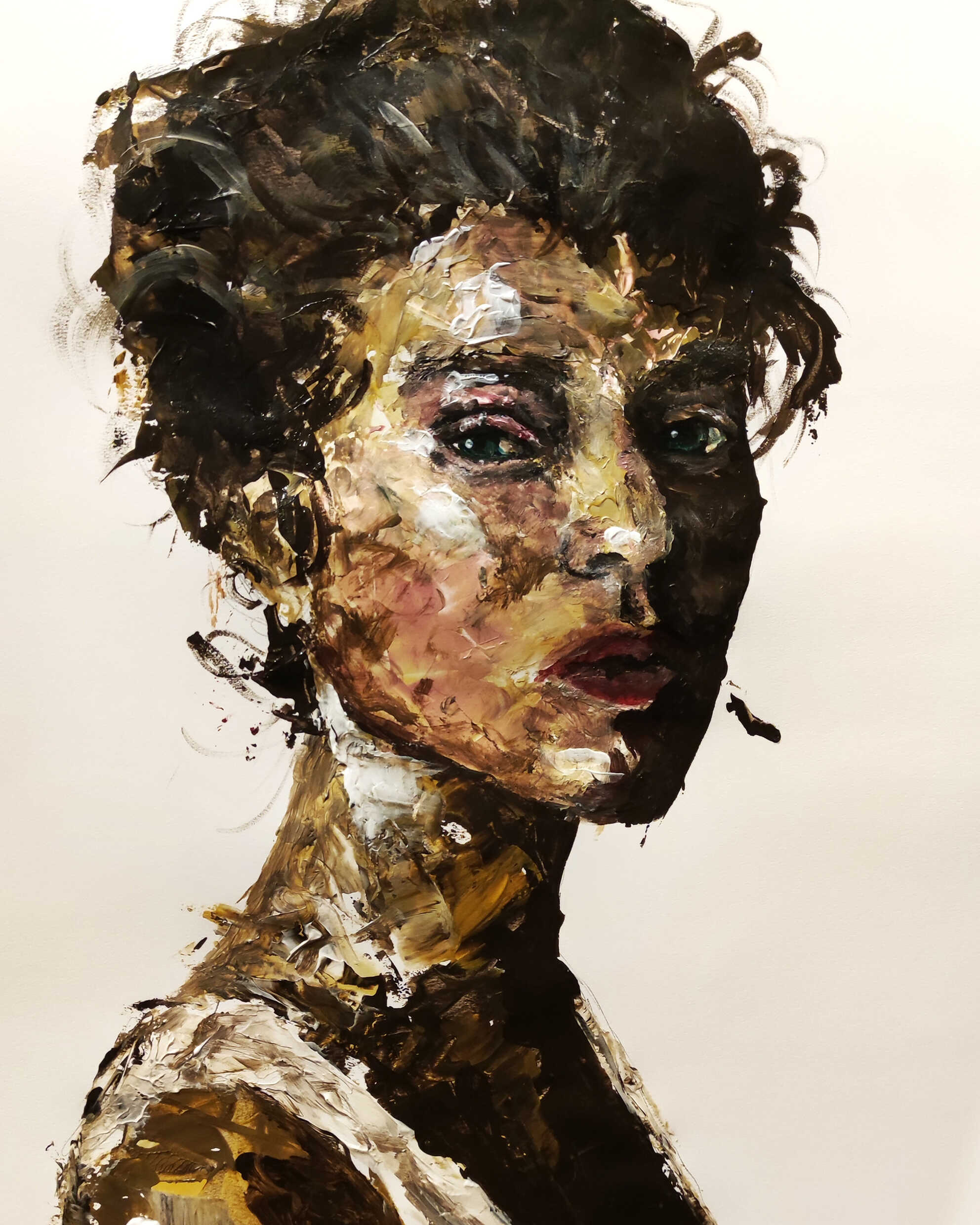 Vernissage för Alice Jenners utställning Att måla är väl ingen konst