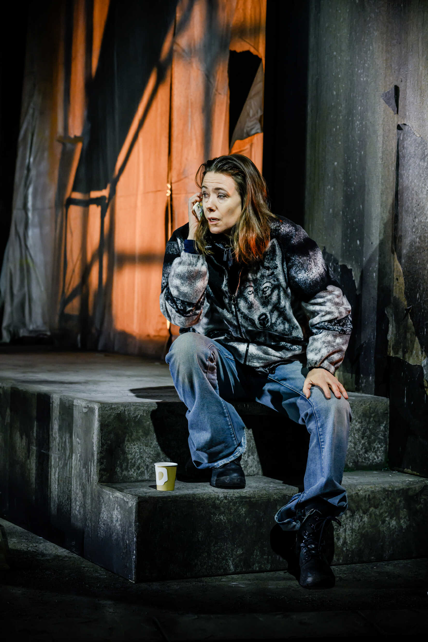 Eva Rexed i Lost Lake. Urpremiär 4 februari på Lilla scenen, Kulturhuset Stadsteatern.