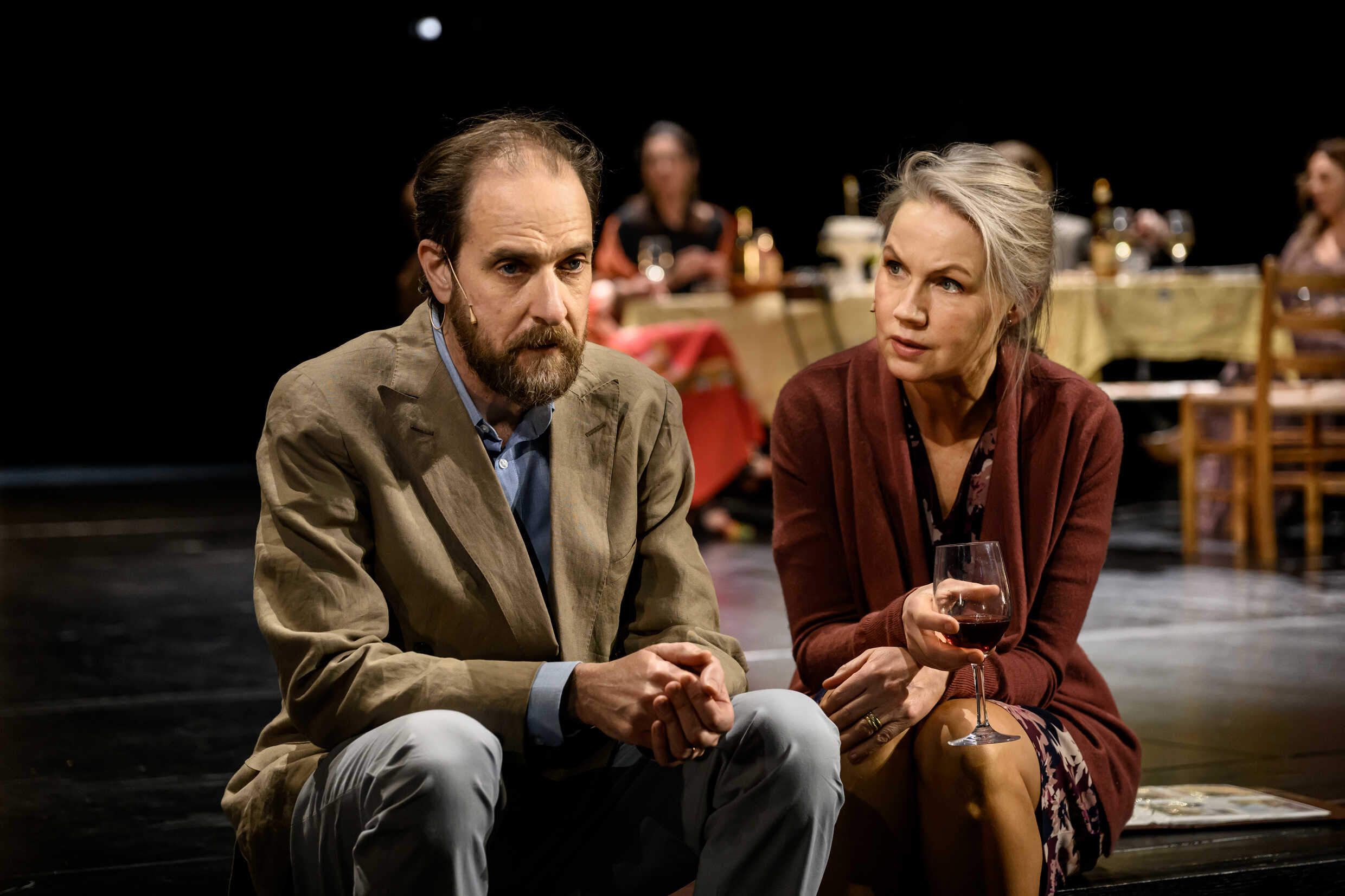 Andreas Kundler och Tova Magnusson  i Tiden är vårt hem, nypremiär 3 mars på Stora scenen, Kulturhuset Stadsteatern