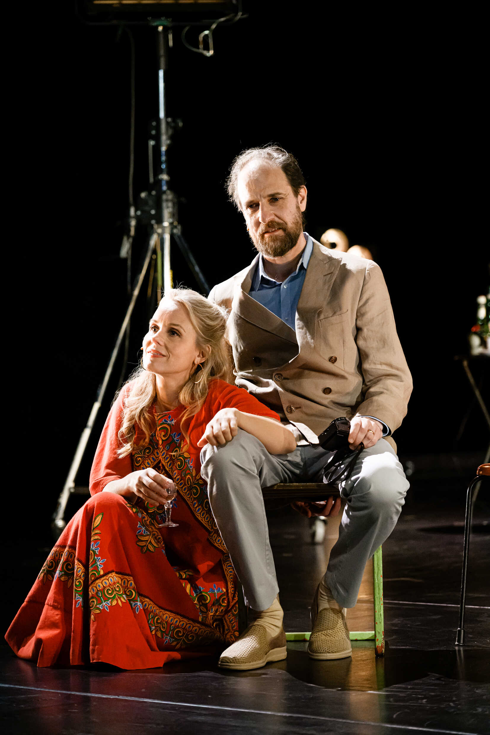 Helena af Sandeberg och Andreas Kundler  i Tiden är vårt hem, nypremiär 3 mars på Stora scenen, Kulturhuset Stadsteatern