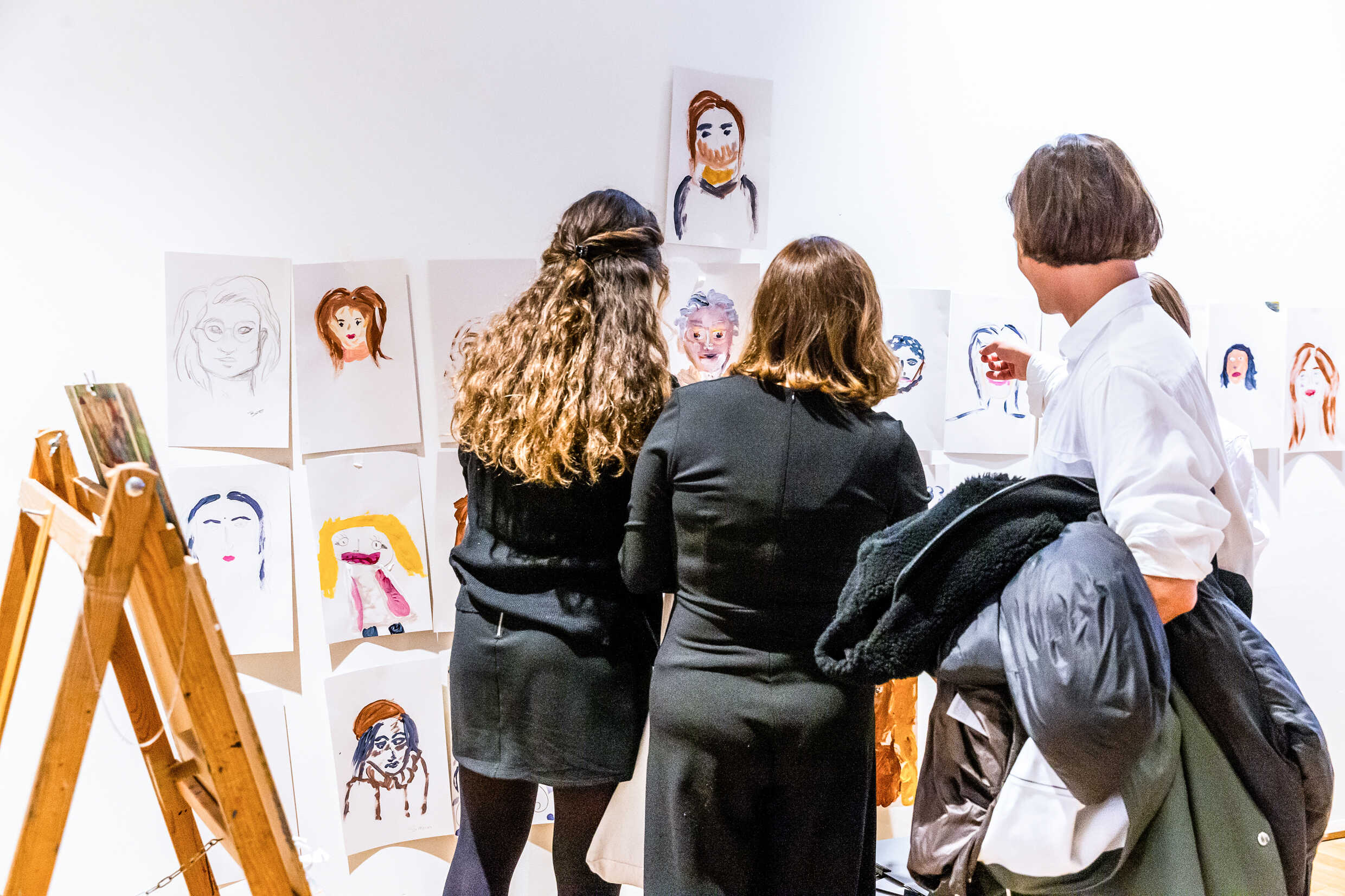 Speed-painting på Kulturnatten (bild från 2022)