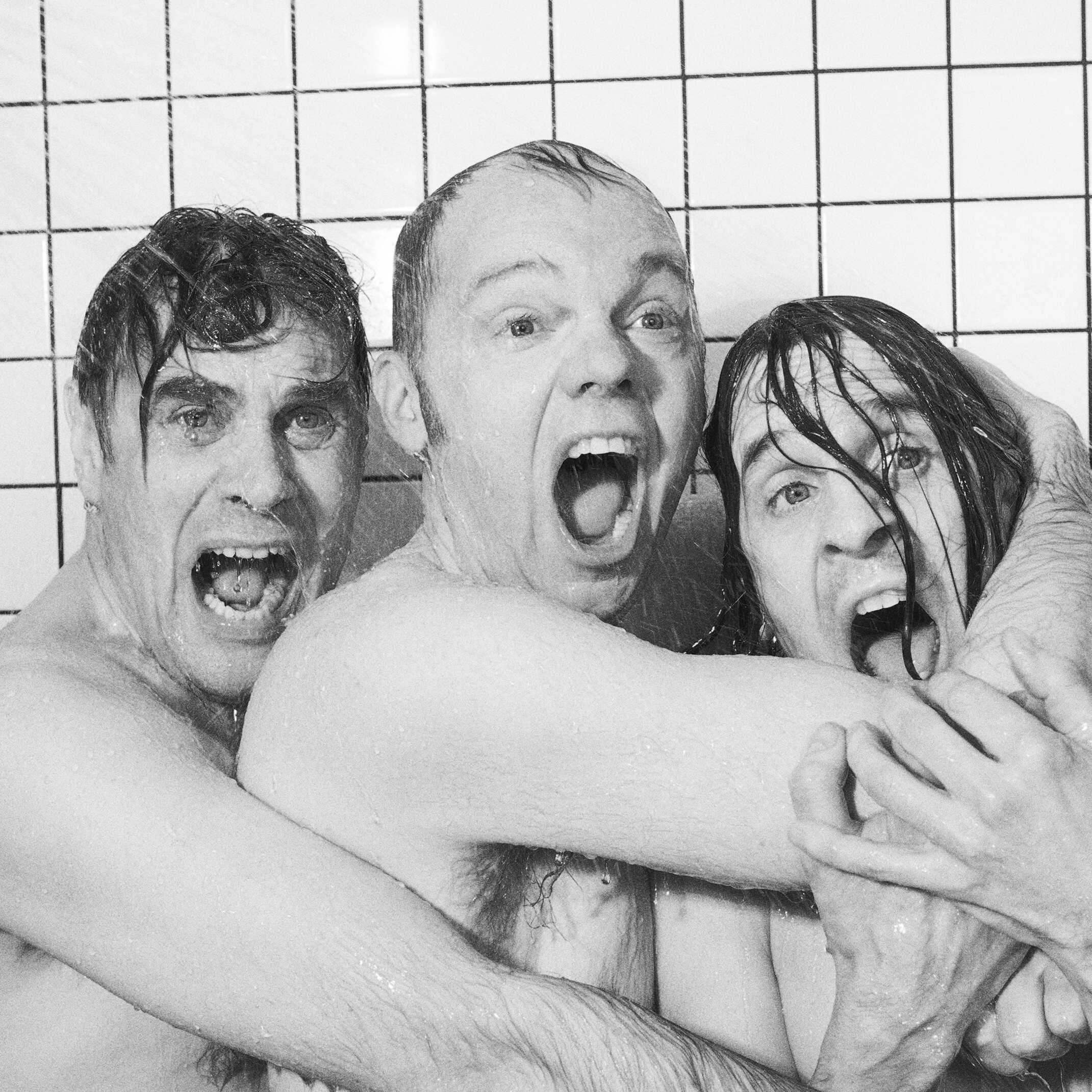 Sven Björklund, Olof Wretling, Mattias Fransson i Monstrets tid. Urpremiär 6 oktober på Klarascenen, Kulturhuset Stadsteatern.