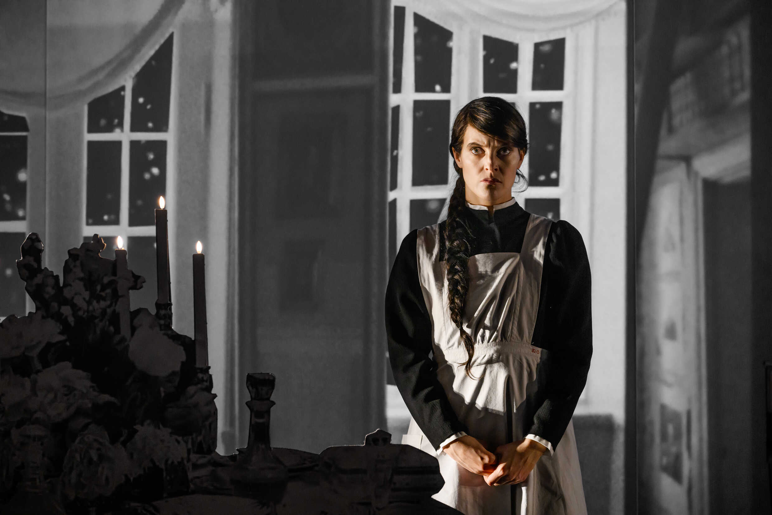 Malin Vispe i Skuggan över stenbänken. Premiär 10 november på Klarascnenen, Kulturhuset Stadsteatern.