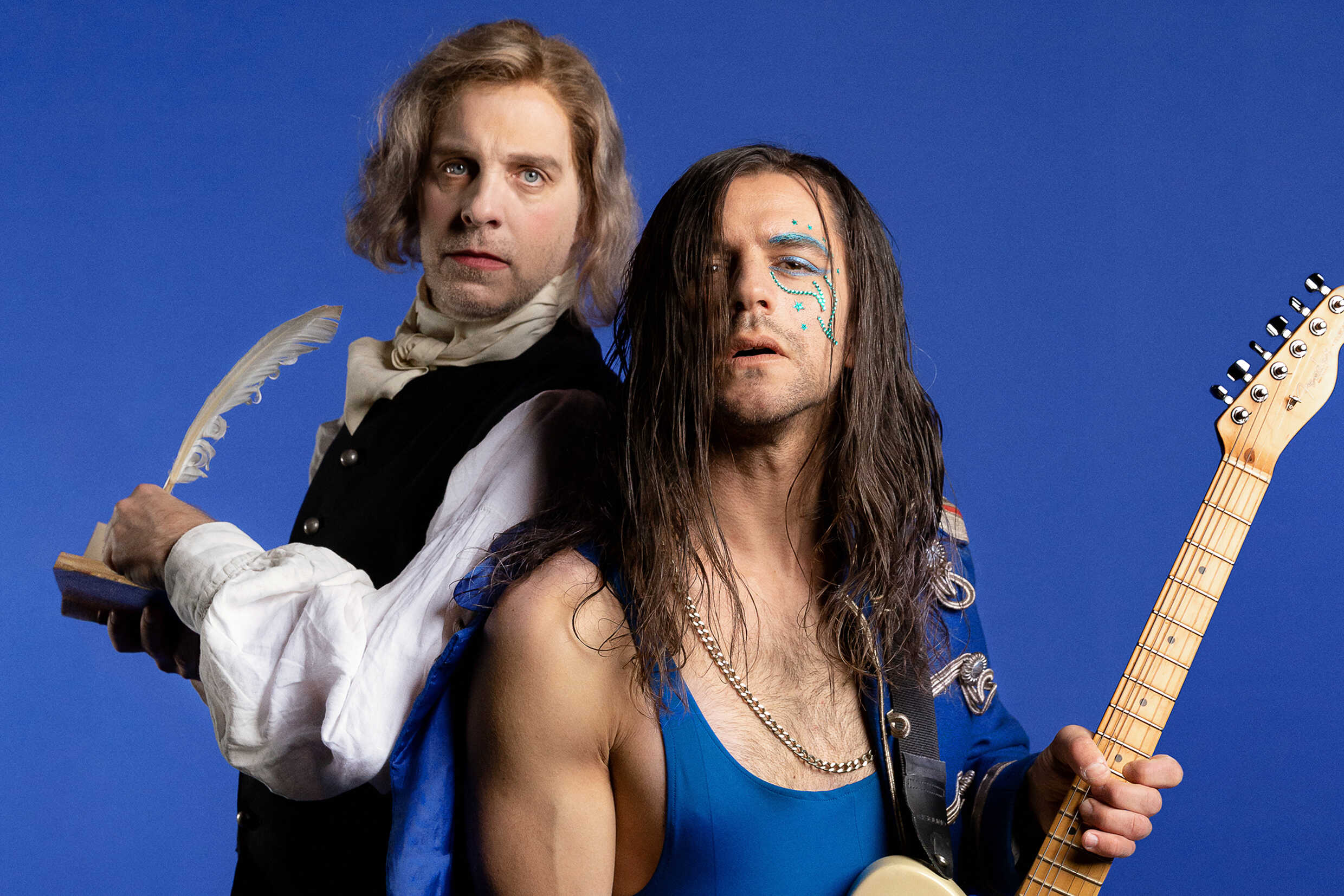 Balladen om bröderna Grimm. På bild Fredrik Meyer och Patrik Hont