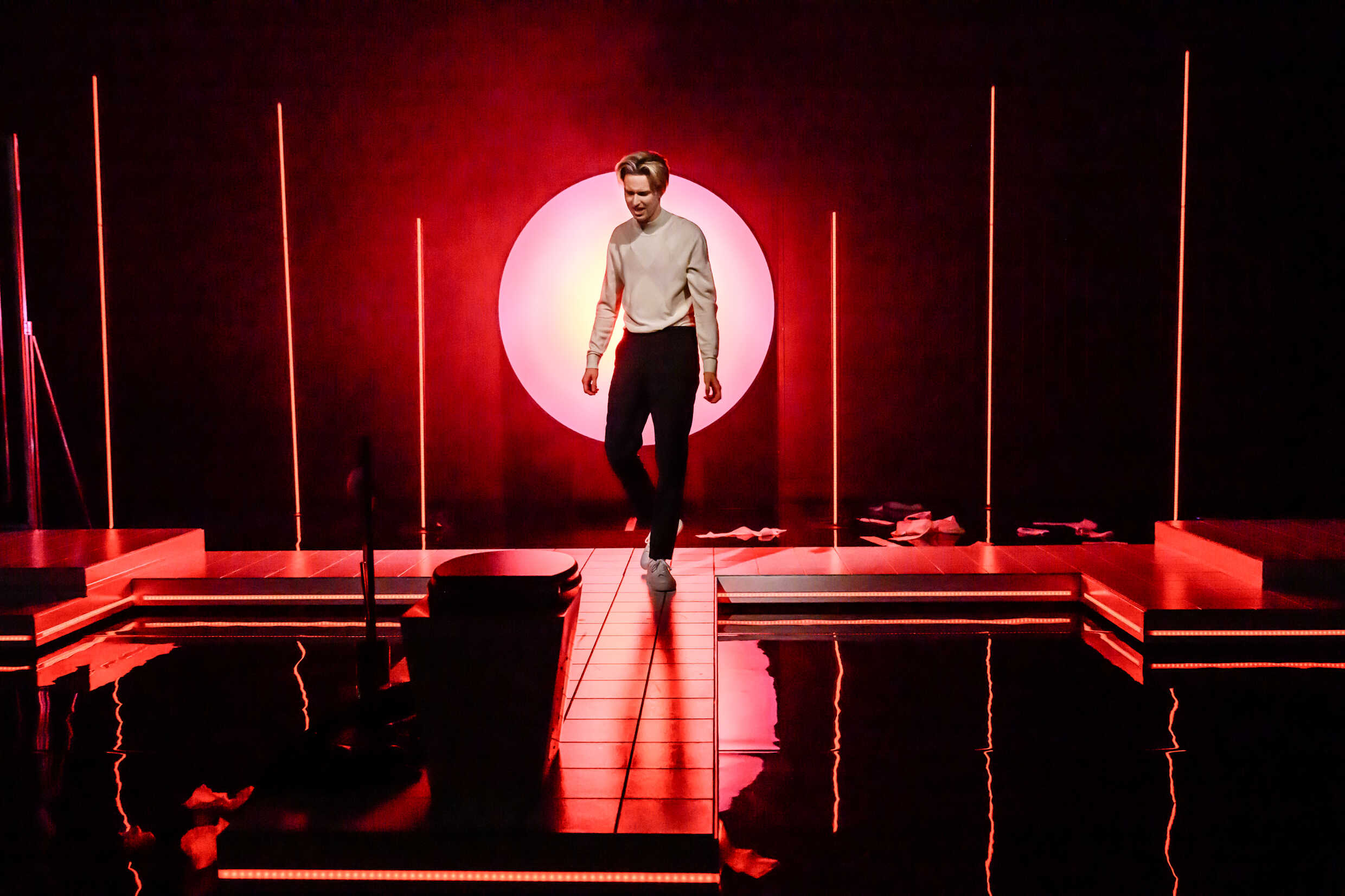 Hampus Nessvold i Sakarias spyor. Premiär 26 januari på Lilla scenen, Kulturhuset Stadsteatern.