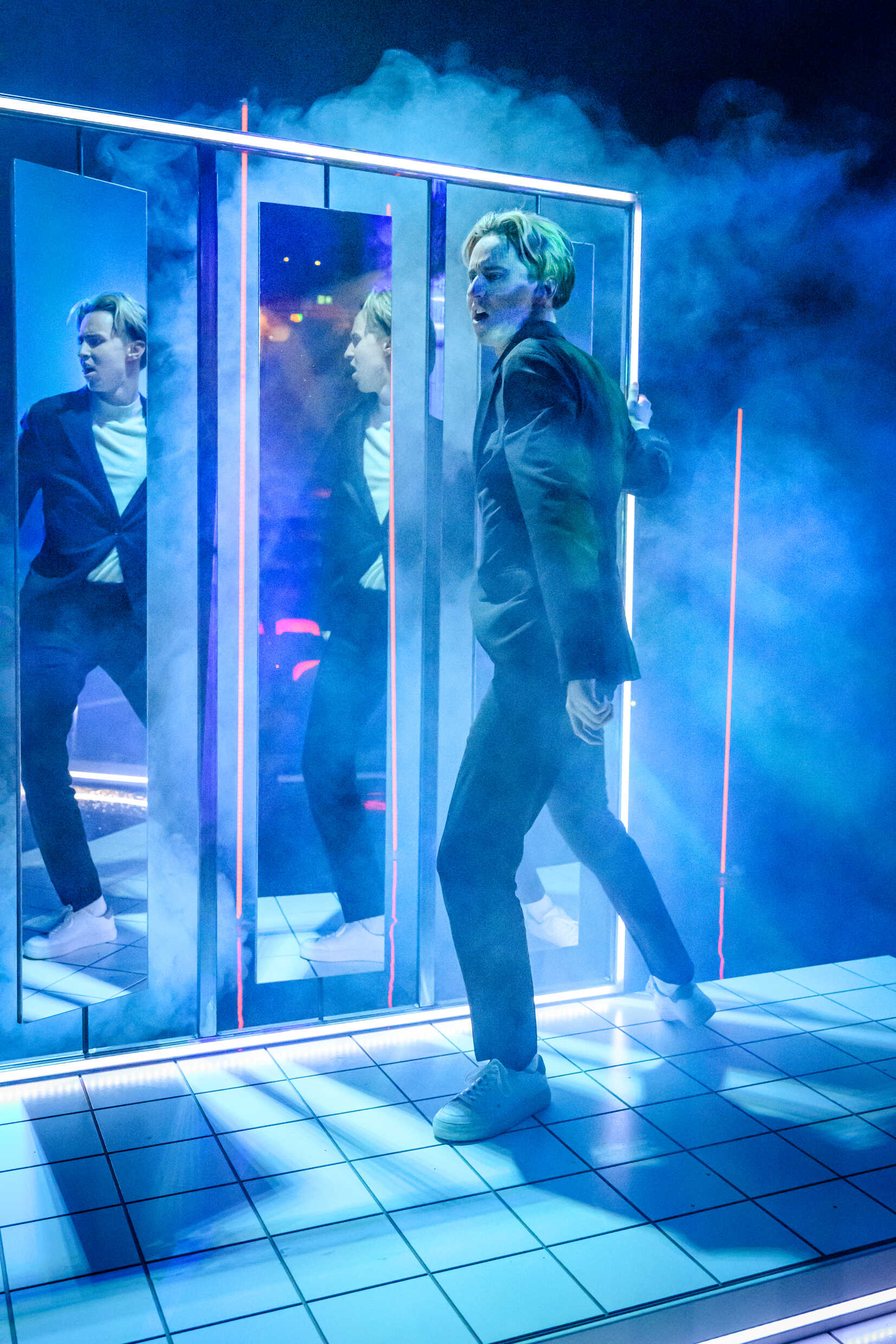Hampus Nessvold i Sakarias spyor. Premiär 26 januari på Lilla scenen, Kulturhuset Stadsteatern.