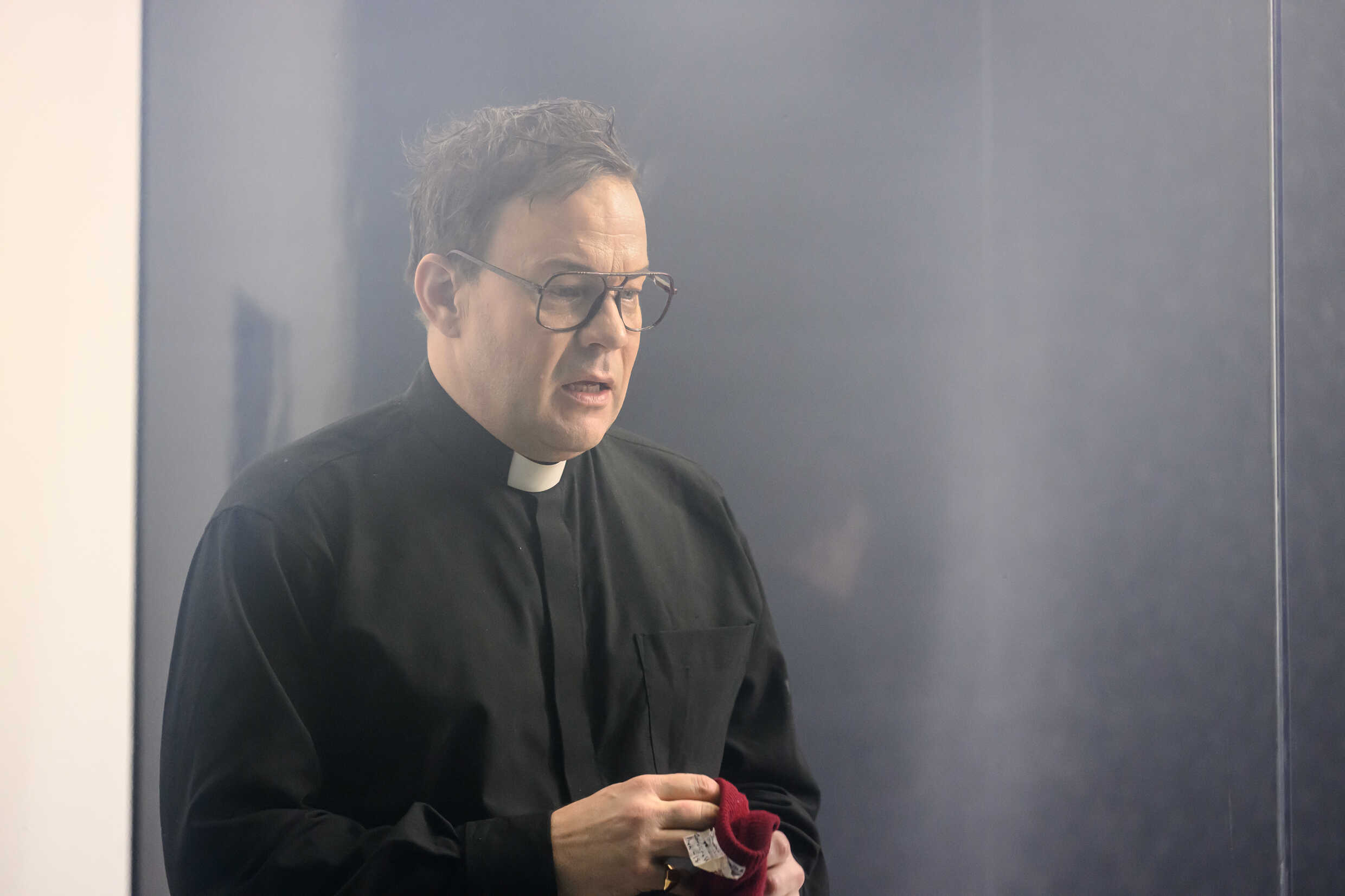 Johannes Kuhnke i Gengångare. Premiär 2 februari på Klarascenen, Kulturhuset Stadsteatern.