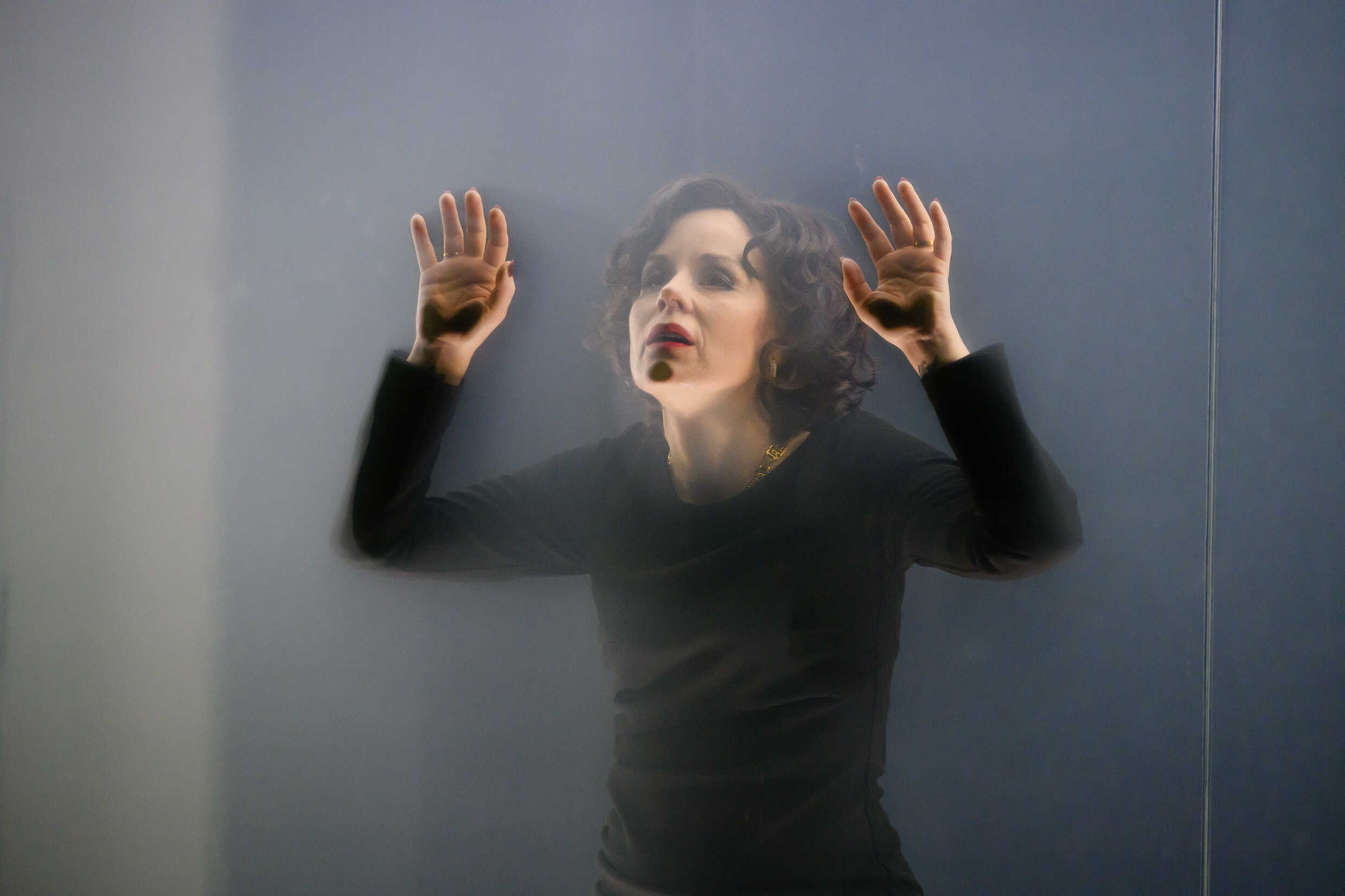 Helena af Sandberg i Gengångare. Premiär 2 februari på Klarascenen, Kulturhuset Stadsteatern.