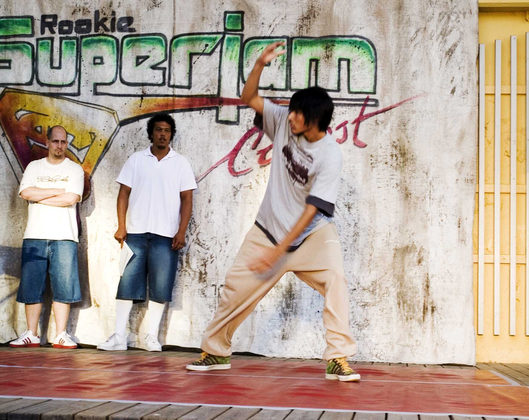 Parkteatern: Grä(n)slöst, Rookiesuperjam Contest, finalisten Fredrik Quinones.