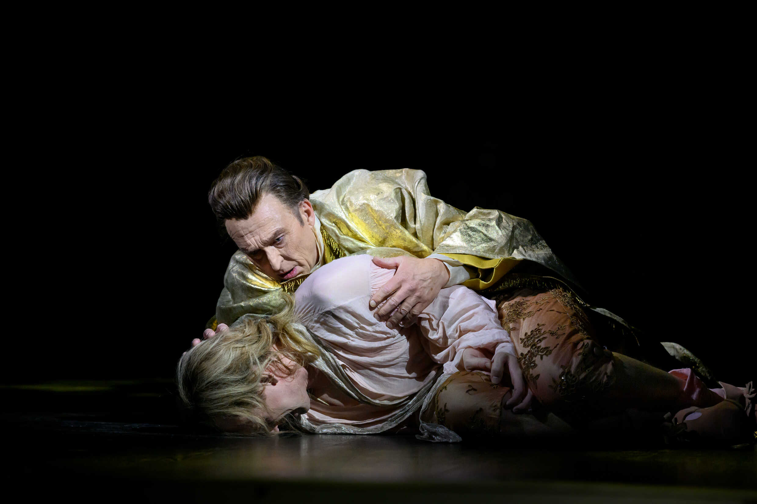 Philip Zandén och Simon Reithner i Amadeus. Premiär 7 februari på Stora scenen, Kulturhuset Stadsteatern.