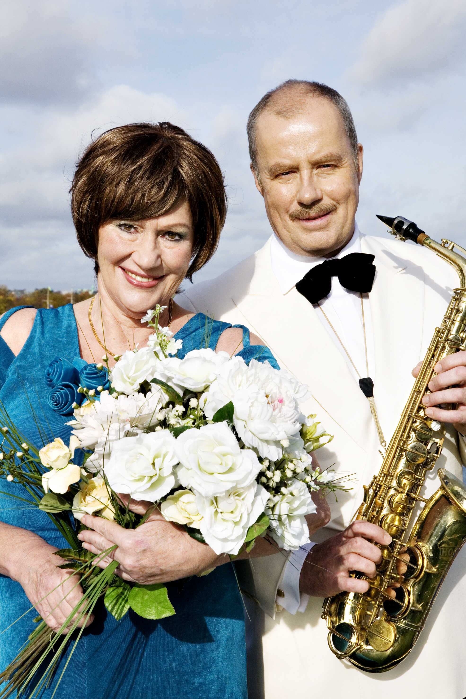 Claire Wikholm och Lennart Jähkel i Nu mår jag mycket bättre på Stockholms stadsteater