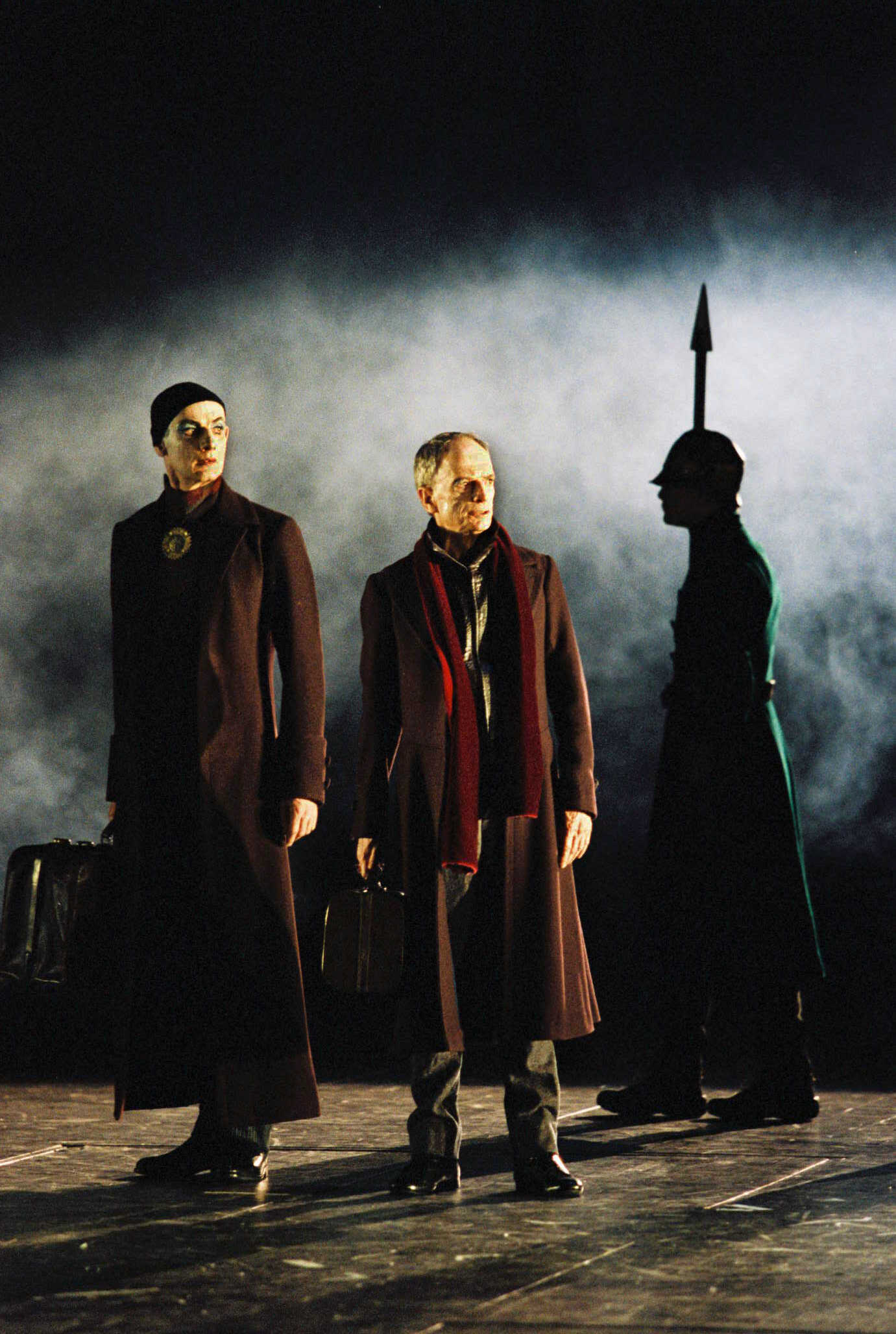 Stockholms stadsteater, Robert PanzenbÃ¶ck och Ã…ke Lundqvist i Hamlet pÃ¥ Stora scenen