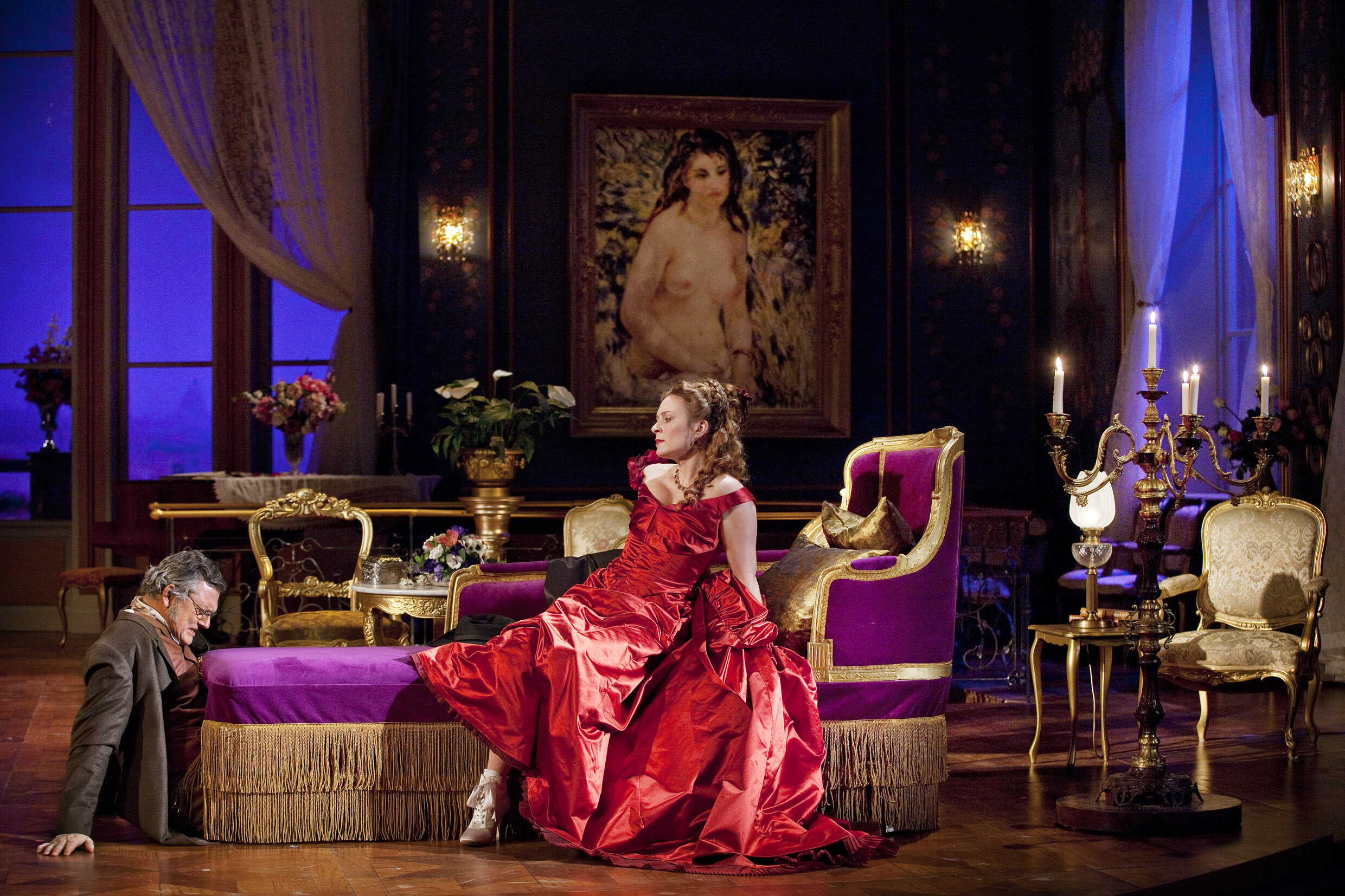Dan Ekborg och Mirja Turestedt i Tartuffe. Premiär 12 februari på Stora scenen.
