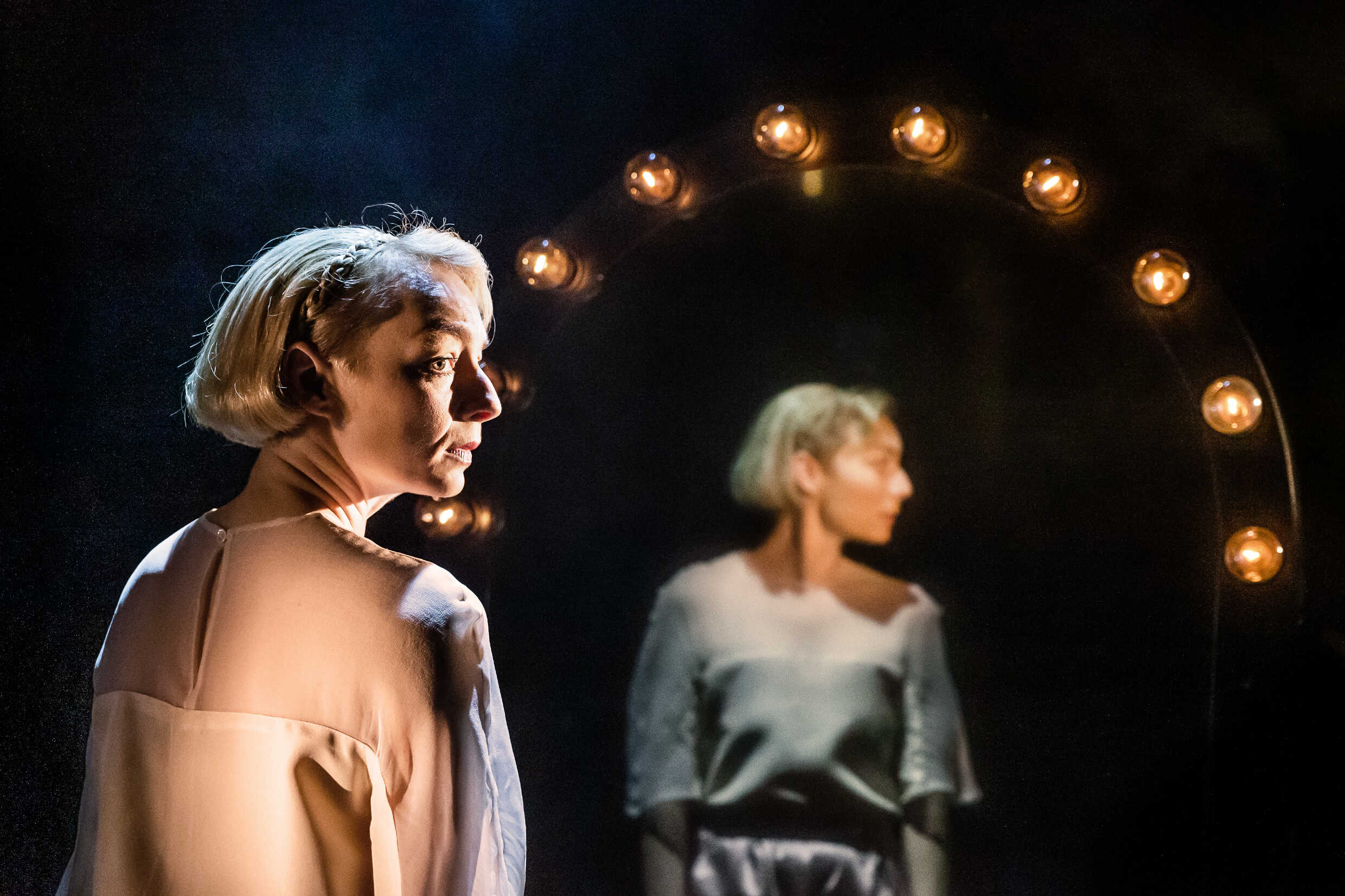 Jenny Lind, urpremiär 11 januari 2022 på Soppteatern, Kulturhuset Stadsteatern. På bild Sara Jangfeldt.