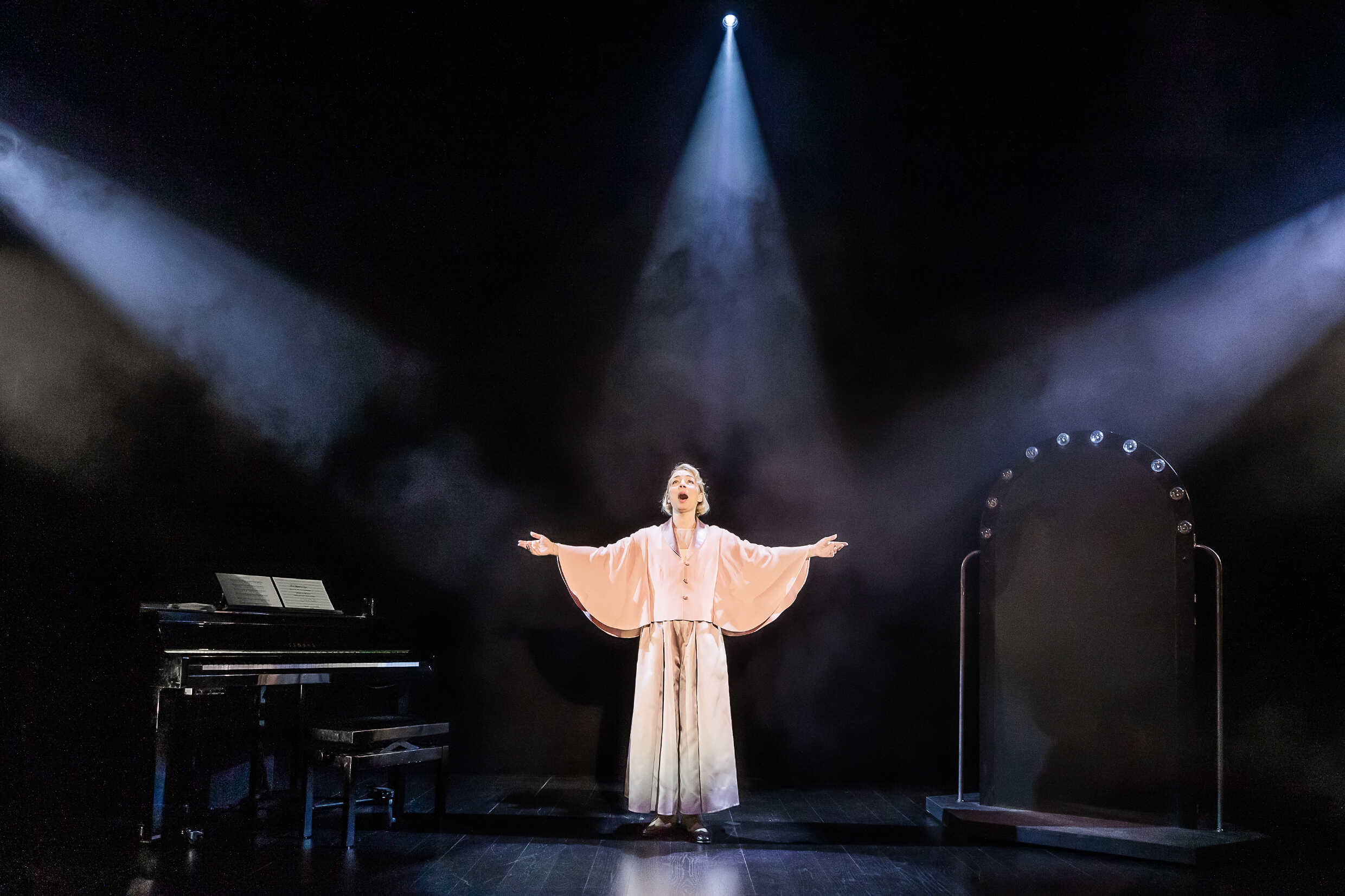 Jenny Lind, urpremiär 11 januari 2022 på Soppteatern, Kulturhuset Stadsteatern. På bild Sara Jangfeldt.