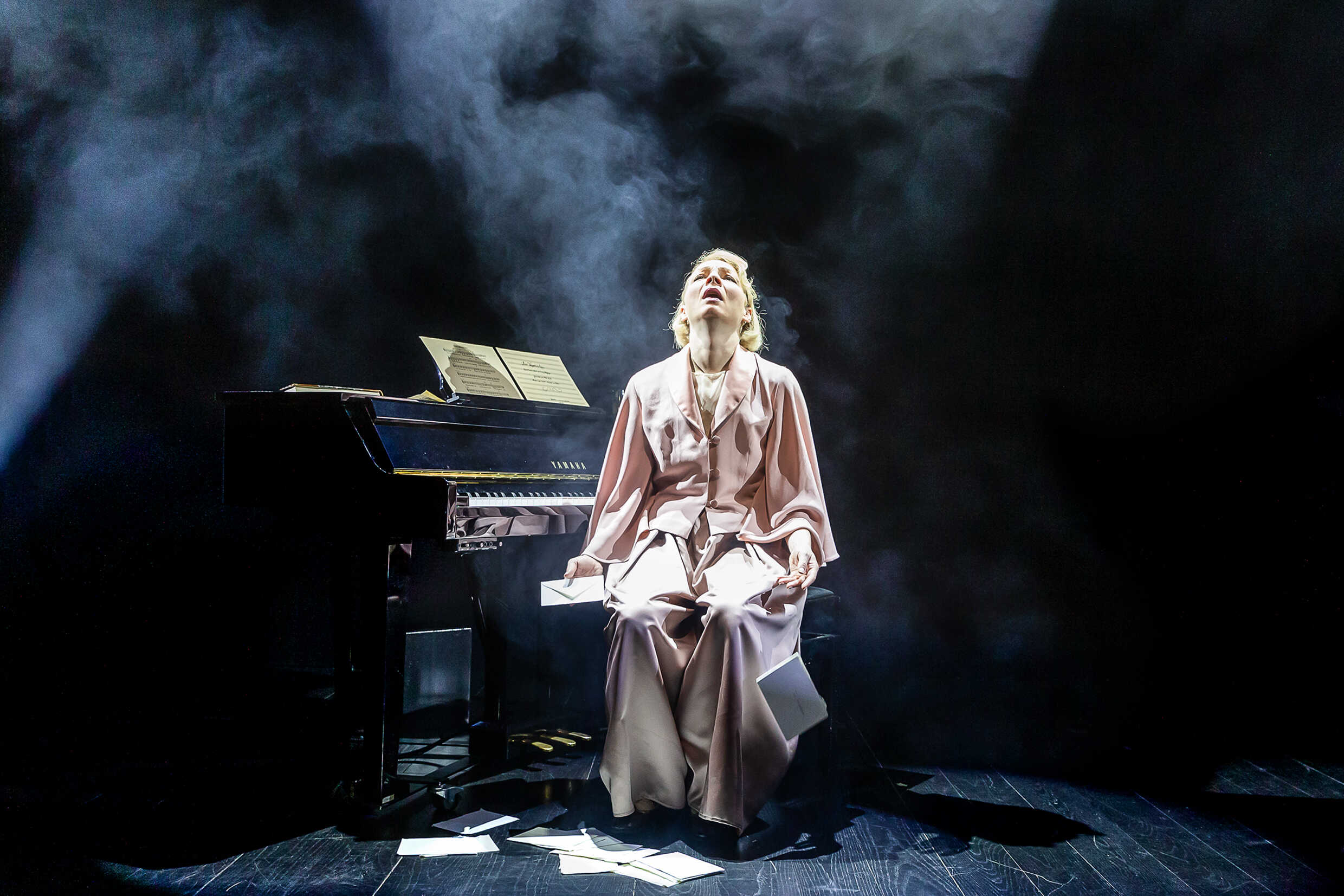 Jenny Lind, urpremiär 11 januari 2022 på Soppteatern, Kulturhuset Stadsteatern. På bild Sara Jangfeldt.